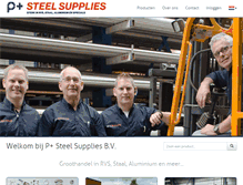 Tablet Screenshot of pplussteelsupplies.com